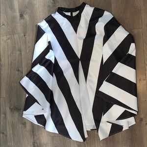 Black and white prom skirt